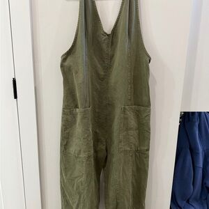 We The Free Khaki Jumpsuit